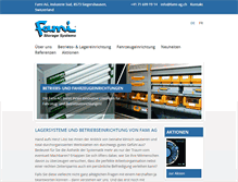 Tablet Screenshot of fami-ag.ch